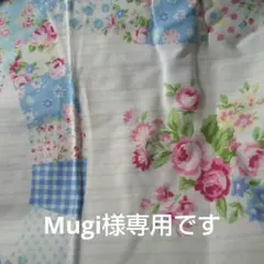 Mugi様専用 プリント生地 パッチワーク風 ローズ柄のサムネイル