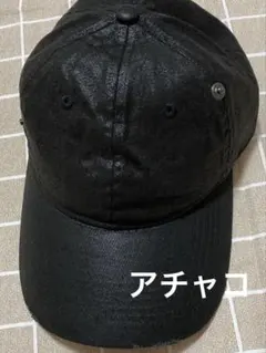 P.L.N. Black Oilskin Cap キャップ ブラック