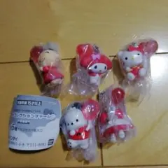 全5種セット 「サンリオキャラクターズ カラーコレクションチャーム～Red～」
