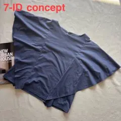 7-IDconcept 美品 フレア袖 トップス 二の腕カバー 体型カバー 五のサムネイル