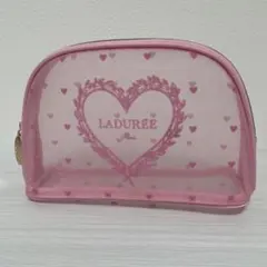 LADUREE♡2026バレンタイン限定ポーチプティ・クールピンクハートのサムネイル