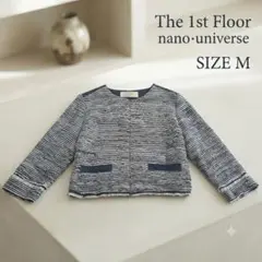 上品ナノユニバース The 1st Floor ツイードブルゾン M フォーマルのサムネイル