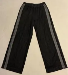 JEANASIS デニムパンツ サイドライン ワイドパンツ