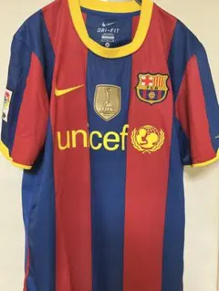 新品タグ付】FCバルセロナ 09/10 ユニフォームと旗セット XXL LFP