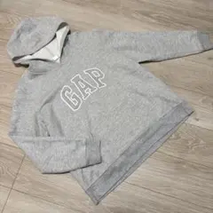 GAP フードパーカー トレーナー 裏起毛 軽量 ロゴ刺繍 ポケット