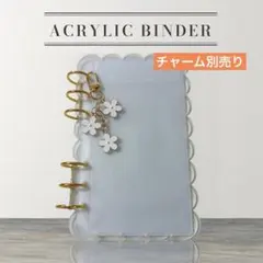 A6 アクリルバインダー もこもこ 大人気 クリア バインダー　貯金