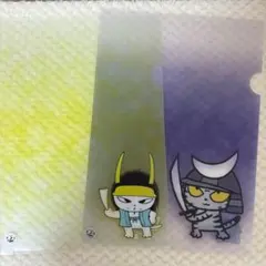 彦根市 戦国丸 ご当地キャラ いしだみつにゃん しまさこにゃん クリアファイル