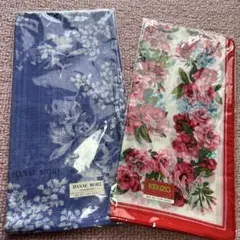 HANAEMORI & KENZO 花柄ハンカチセット