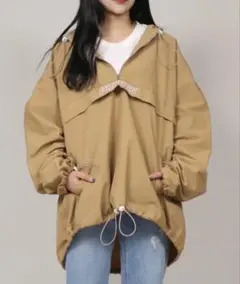 PUNYUS プニュズ　サイズ3 ナイロン　アノラックパーカー　渡辺直美