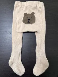 【GAP】ベビータイツ 0-12m クマ刺繍