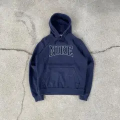 00s NIKE 裏起毛パーカー紺 ネイビー 90s スウェット