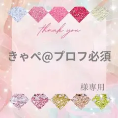 【ネコポス】きゃぺ@プロフ必須様