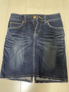 Lee デニムミニスカート ストーン付き