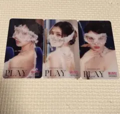MISAMO PLAY HMV 特典　クリアしおり　3種　ミナ サナ モモ