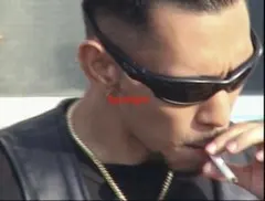 OAKLEY Straight Jacket サングラス ブラック io着用