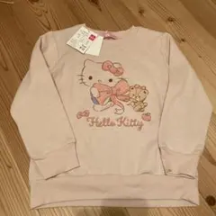 新品未使用　タグ付き　ハローキティ　裏起毛　トレーナー　120
