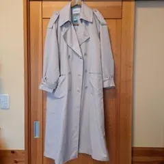 クリーニング済　MOUSSY トレンチコート ライトグレー