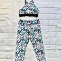 トロピカル柄 ヨガウェア セット　eka M／Ｌ　超美品！！