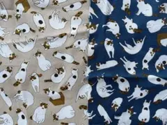 生地・猫2枚セット