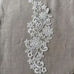 フラワーモチーフ ホワイトレース
