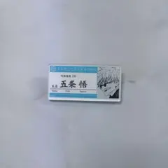 呪術廻戦 懐玉・玉折 五条悟 夏油傑 アクリル名札バッジコレクション