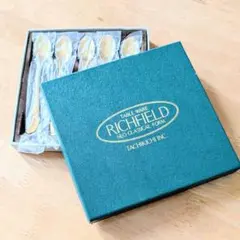 【新品・未使用】たち吉 RICHFIELD ティースプーン 5本セット ゴールドのサムネイル