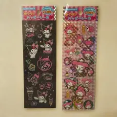 サンリオキャラクターズ　キラリンハッピーシール　2枚セット　マイメロディ　クロミ