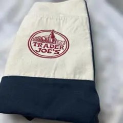 Trader Joe's トートバッグ クリーム色 ネイビー