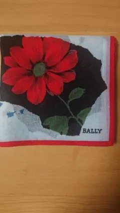 BALLY 花柄 ハンカチ