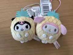 サンリオキャラクターズ　着ぐるみマスコット　パイン　マイメロディ　クロミ