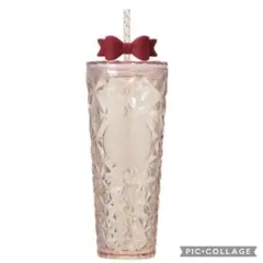 スタバ　ホリデー2025 リボンタンブラー♡