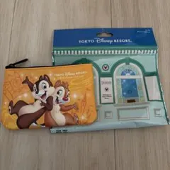 東京ディズニーリゾート チケット ポーチ　 チップとデール