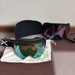 値下げ可能 anon. スノーゴーグル m6. 交換レンズ・専用バラクラバ付き