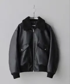 WYM BOA ARTIFICIAL GRAIN FLIGHT BLOUSON