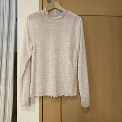 アースミュージックアンドエコロジー　シースルーカットソー