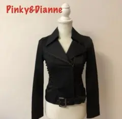 美品　Pinky & Dianne ブラックライダースジャケットのサムネイル