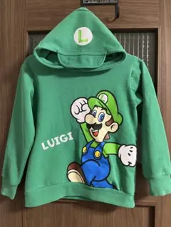 ルイージトレーナー　パーカー　130 グリーン