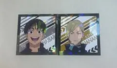 呪術廻戦 まんまる焼き ホロニス加工スクエアシール 灰原雄・七海健人　2種セット