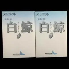 【美品】白鯨 上下巻 セット メルヴィル 著 モービィ・ディック スターバック