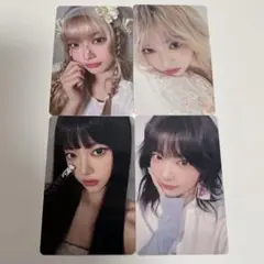 LESSERAFIM「HOT」ユニバ　weverse トレカ　4種　ウンチェ