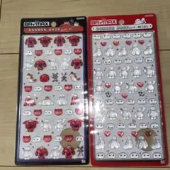 【正規品】 ベイマックスボンボンドロップシールミニ　２枚セット