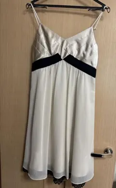バイカラー キャミソールワンピース ドレス　ASHILL