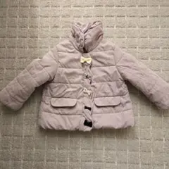 petit main 中綿コート 100cm 薄紫