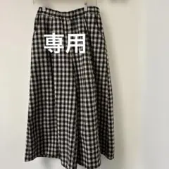 サマンサモスモス　ガウチョパンツ　ギンガムチェック