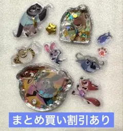 ２９　ズートピア　ウォーターinシール　プチドロップステッカー　正規品