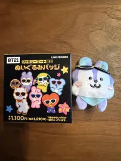 BT21_ファミマ限定ぬいぐるみバッジ_MANG