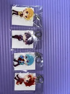Vtuber チビキーホルダー 4個セット