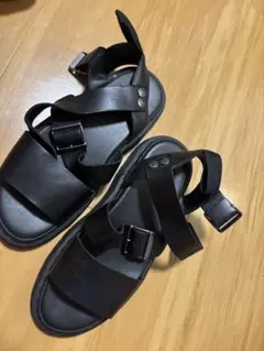 Dr. Martens ドクターマーチン レザーサンダル　ブラック 26.5のサムネイル