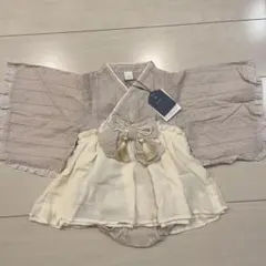 cottoliドレス　袴ロンパース　80 お食い初め　百日祝 新品