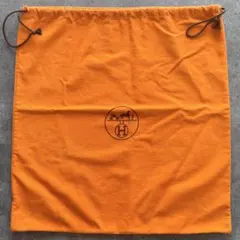 美品 HERMES ドローストリングバッグ 布袋 保管袋